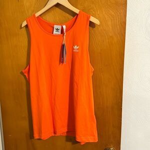 Adidas Tank Top Mens Medium Orange